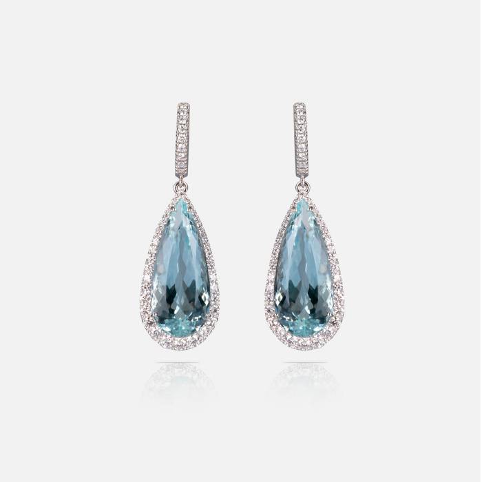 Acquamarine earrings